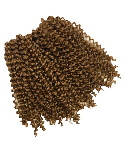画像1: Jheri Curl 3x Braid  #Gold 10inch (約25,5cm) (1)