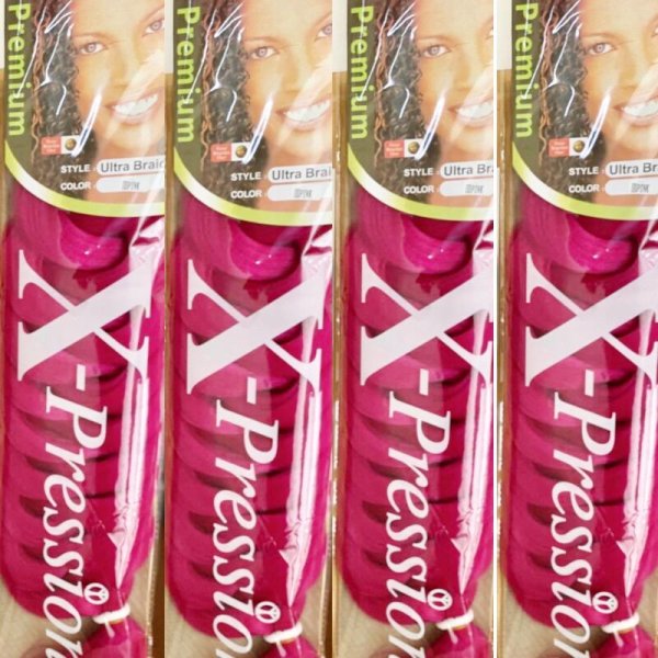 画像1: Top Remy Braid （X-pression） 165g 82inch SUPER　VOLUME　PACK　#Dark Pink (1)