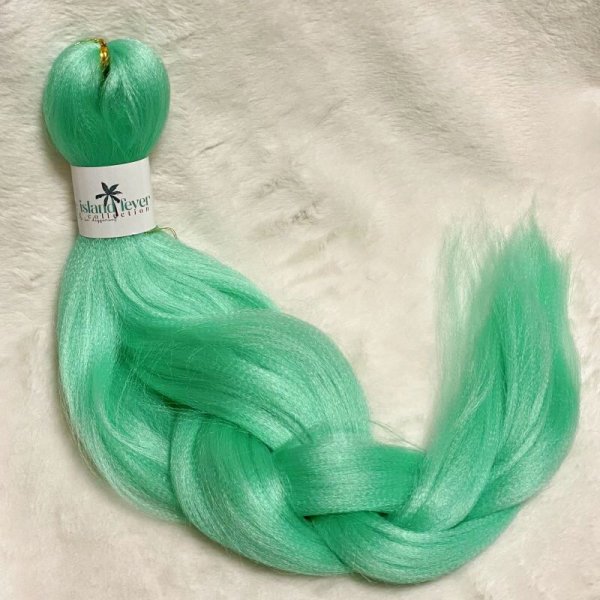 画像1: 【増量パック】Pre Stretched Low Temp Fiber  100g 24inch  #Ocean Green (1)