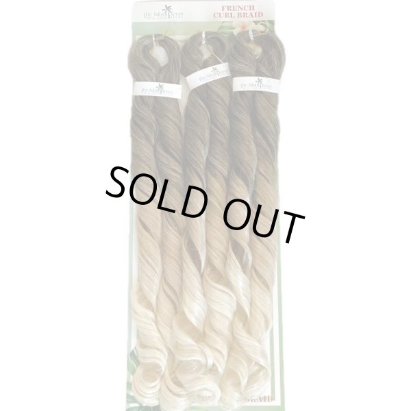 画像1: 《大容量》French Curl Braid 22inch 210g  #T4/27/613 (1)