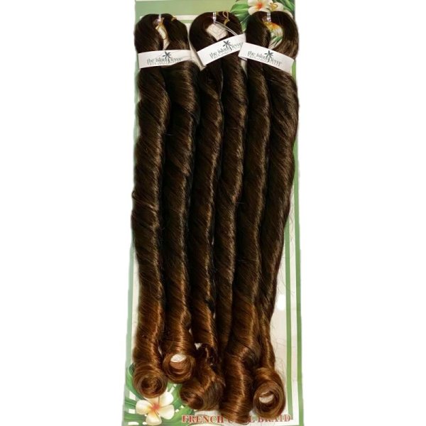 画像1: 《大容量》French Curl Braid 22inch 210g  #T1B/30 (1)