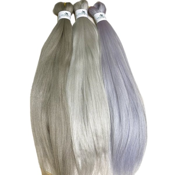 画像1: ✨NEW✨【増量パック】Semi Feathered   Low Temp Fiber  100g 24inch  グレー系 (1)