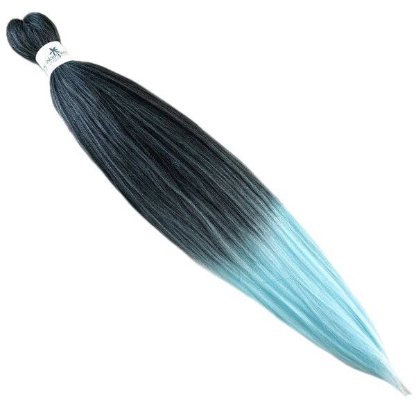 画像1: 大容量　Pre Stretched Braids 全長140cm 165g  Ombre Pastel Aqua (1)