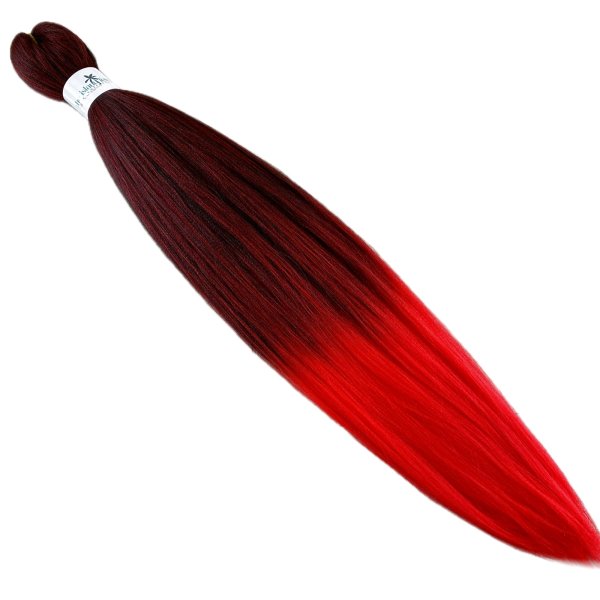 画像1: 大容量　Pre Stretched Braids 全長140cm 165g  Ombre Red (1)