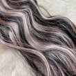 画像2: Natural Body Wave #black x metalic pink  全長約70cm (2)