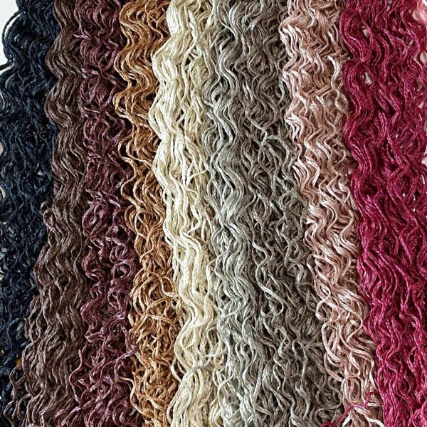 画像1: Micro Curl Braid   Basic Colors 全長130cm (1)