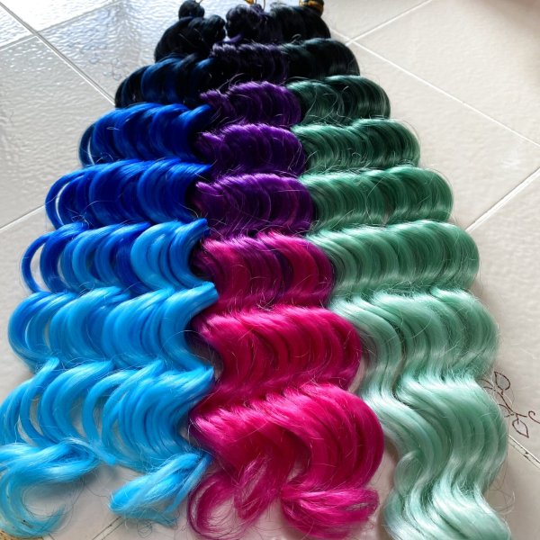 画像1: 🚨SALE🚨Loose Wave Dream Color  Ombré   約85g (1)