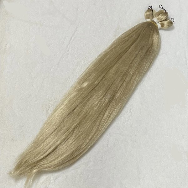 画像1:  【Pre Stretched】 大容量！　100% Kanekalon Braiding Hair 240g 28inch（全長約142cm） #220 (1)