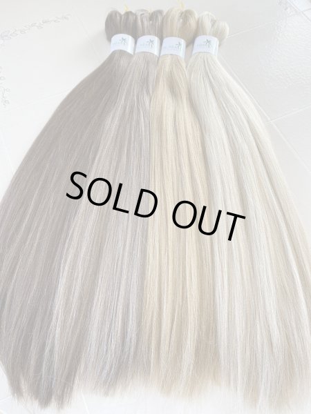 画像1: ✨NEW✨【増量パック】Semi Feathered   Low Temp Fiber  100g 24inch  (全長約120cm)Brown系 (1)